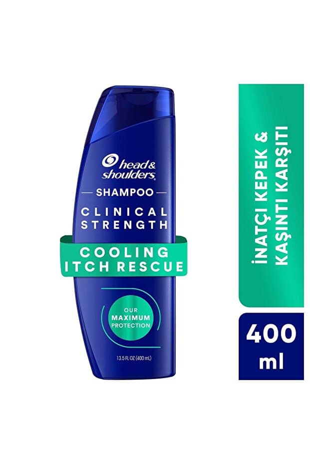 Head & Shoulders Clinical Strength Cooling Itch Rescue Karşıtı Şampuan 400 ml