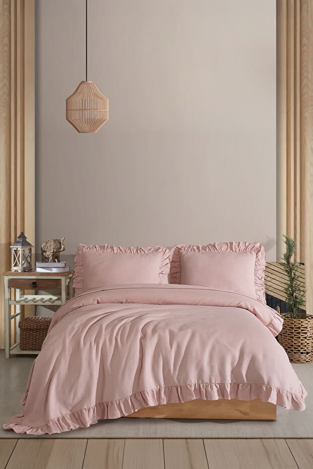 Elart Lily Yatak Seti (220x230 cm) Pudra