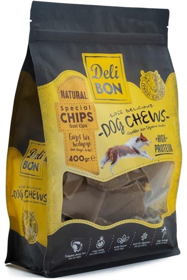 Genel Markalar Delibon Gerçek Deriden Natural Cips 400 Gr Torba
