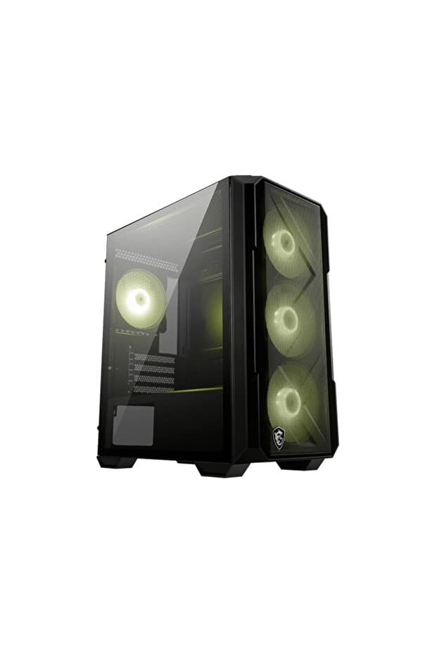 MSI MAG FORGE M120R Airflow Black 4x ARGB Fan USB 3.2 Mid Tower Gaming (Oyuncu) Kasası