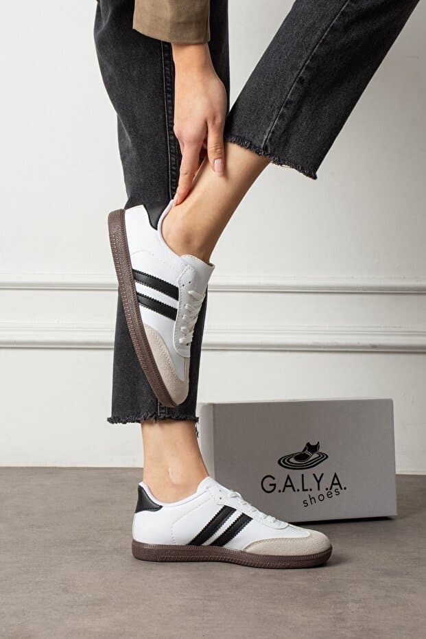 galya shoes Erkek-Kadın Beyaz Spor Ayakkabı