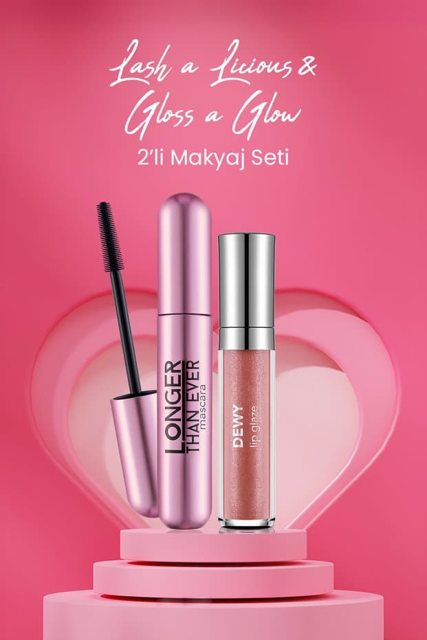 Flormar Lash a Licious& Gloss a Glow Makyaj Seti - Fiyatı