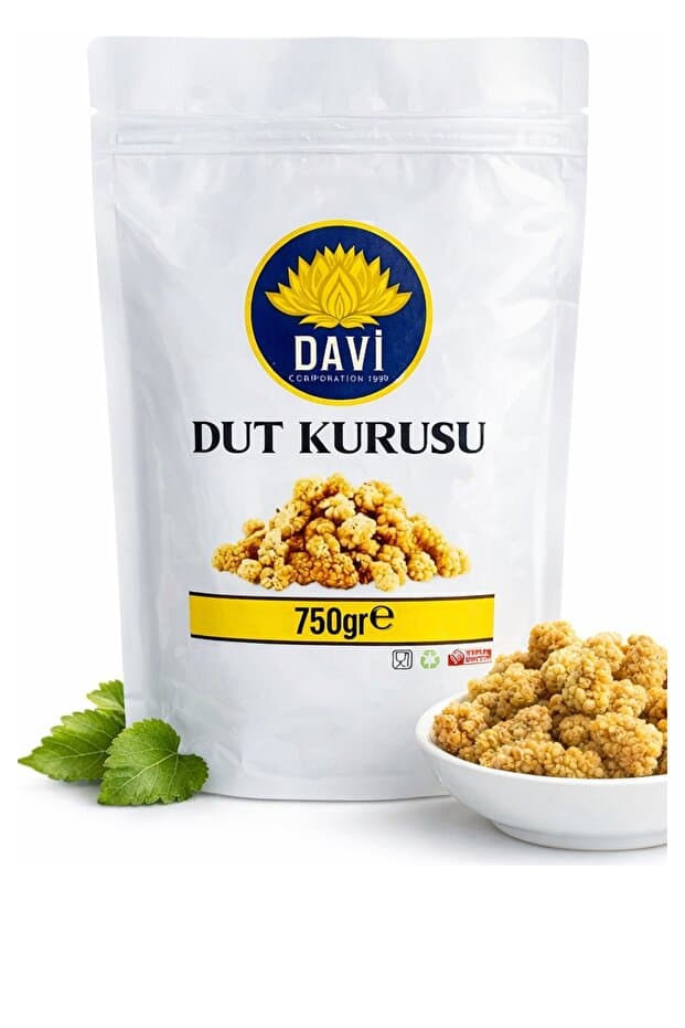 davi corporation inc. Doğal Beyaz Dut Kurusu 750 gr