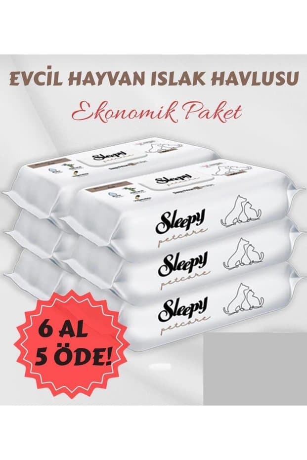 Sleepy 6 AL 5 Öde Evcil Hayvan Mendili - Fiyatı