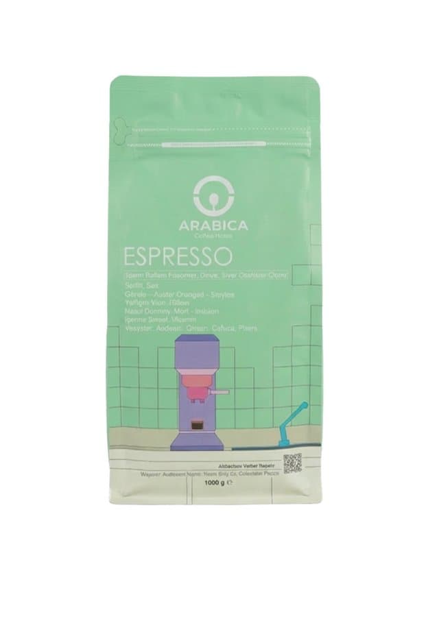 ARABICA COFFEE HOUSE Espresso Kahve 1 kg Çekirdek Taze Kavrulmuş - Fiyatı