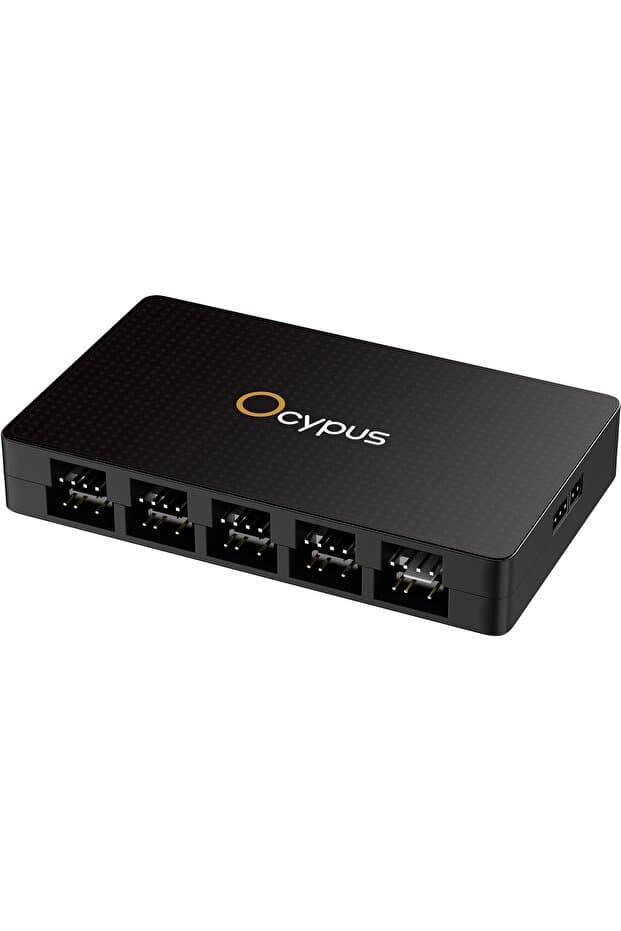 OCYPUS Delta EH10 Siyah Pro Uzaktan Kumandalı 10'lu ARGB + Fan Çoklayıcı