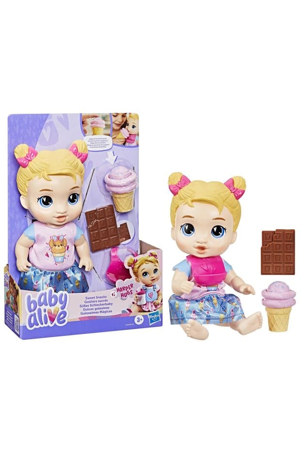 Baby Alive Tatlı Atıştırmalıklar Harper Sarılma Bebeği G1449 - Fiyatı