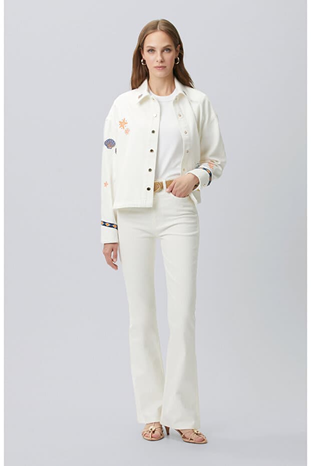 Network Flare Denim Pantolon