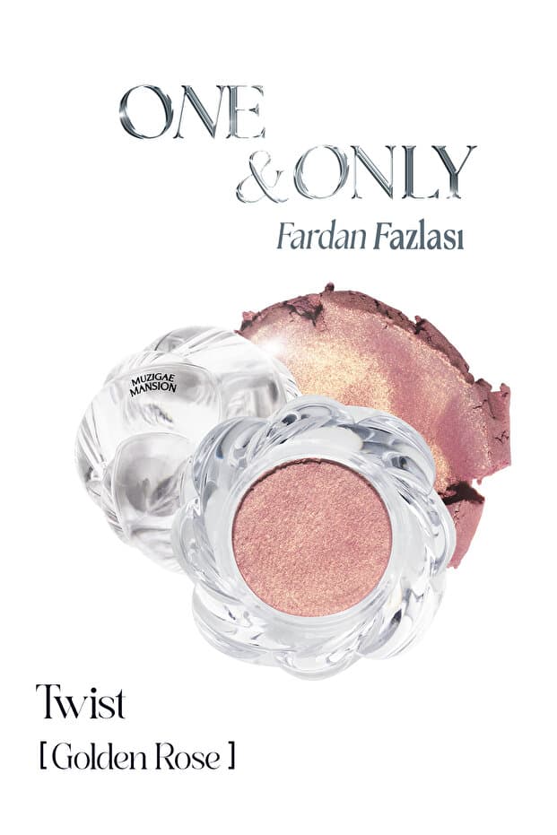 Muzigae Mansion Yansımalı Krem Dokulu Çok Amaçlı Tekli Far MUZIGAE MANSION One&Only Shadow Twist (Gold Rose) - Fiyatı