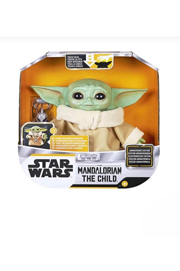 Tıfıl Toys Baby Yoda İnteraktif Animatronic 25+ Ses ve Hareket Kombinasyonlu İnteraktif Oyuncak Bebek