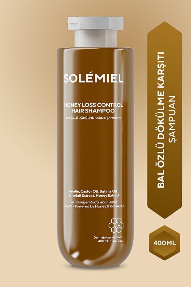 Solemiel Castor & Batana Yağı İçeren Besleyici ve Bakım Sağlayan Şampuan 400 ML