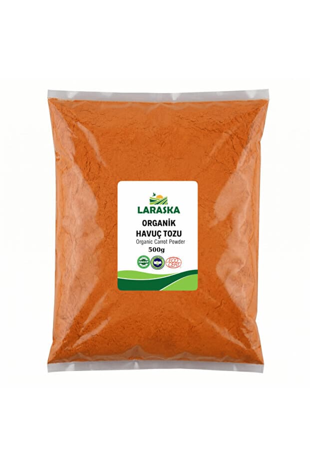 Laraska Organik Havuç Tozu 500g Organic Carrot Powder