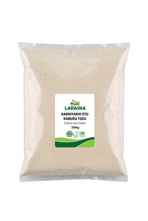 Laraska Karnıyarık Otu Kabuğu Tozu 500g - Psyllium Husk Powder 500g