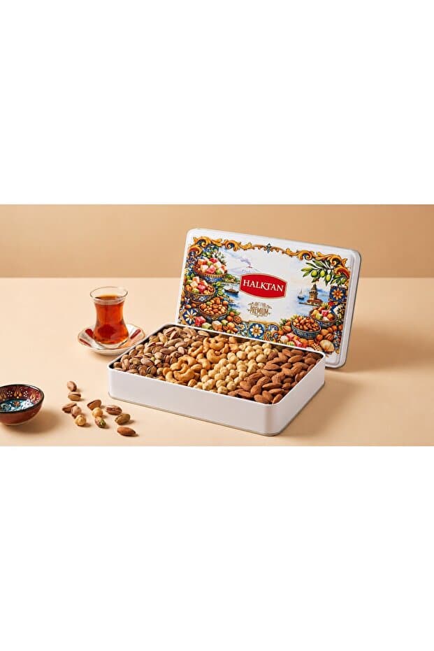 Halktan PREMİUM KARIŞIK KURUYEMİŞ KUTUSU 800 GR. - Fiyatı