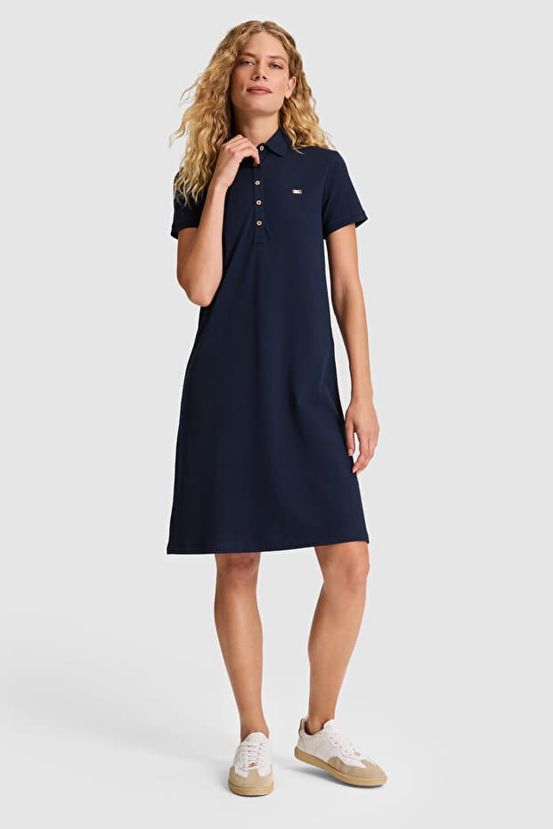 U.S. Polo Assn. Kadın Lacivert Örme Elbise 50323538-VR033