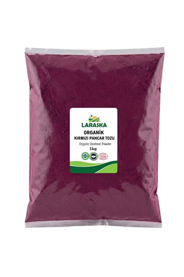 Laraska Organik Kırmızı Pancar Tozu 1kg Organic Beetroot Powder