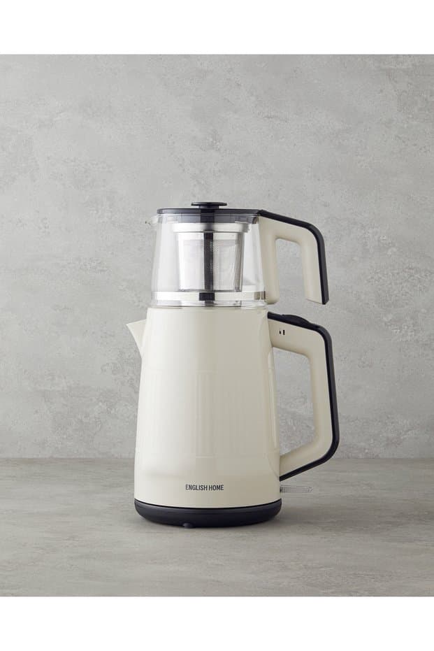 English Home CMK 6030 Çay Makinesi ve Kettle 2 Litre Bej - Fiyatı