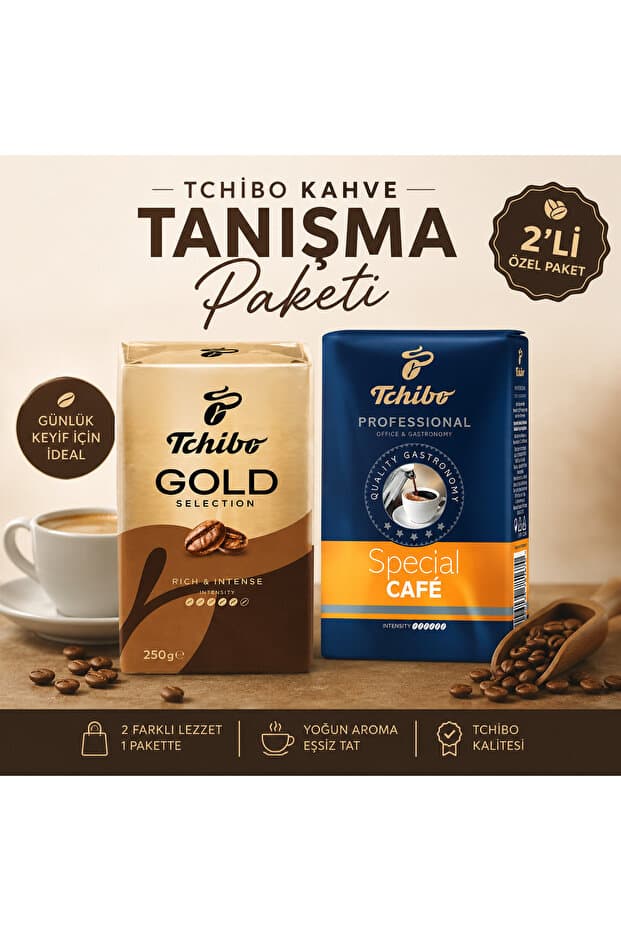 Tchibo Filtre Kahve Tanışma Paketi Gold Selection 250 gr Special 250 gr 1'er Paket