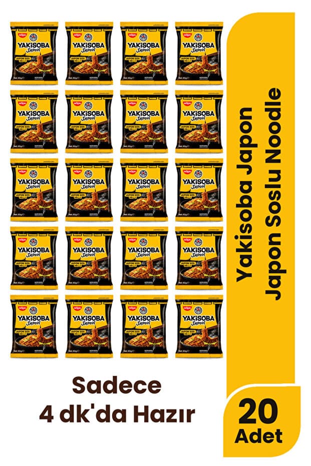 Nissin Noodles NİSSİN YAKİSOBA NOODLE JAPON SOS 83G *20 ADET 1660 GR 1 KOLİ - Fiyatı