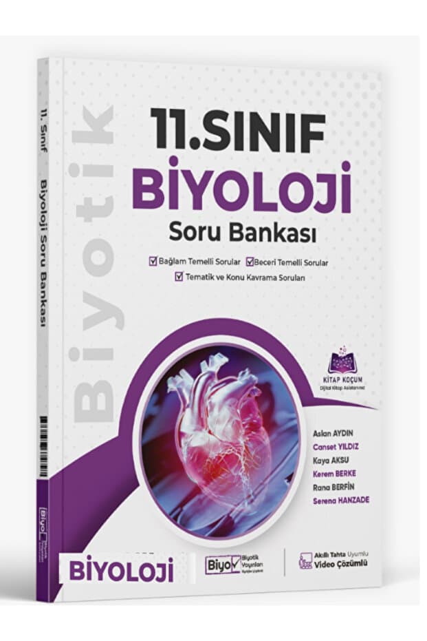 Biyotik Yayınları 11. Sınıf Biyotik Biyoloji Soru Bankası (Maarif Model)