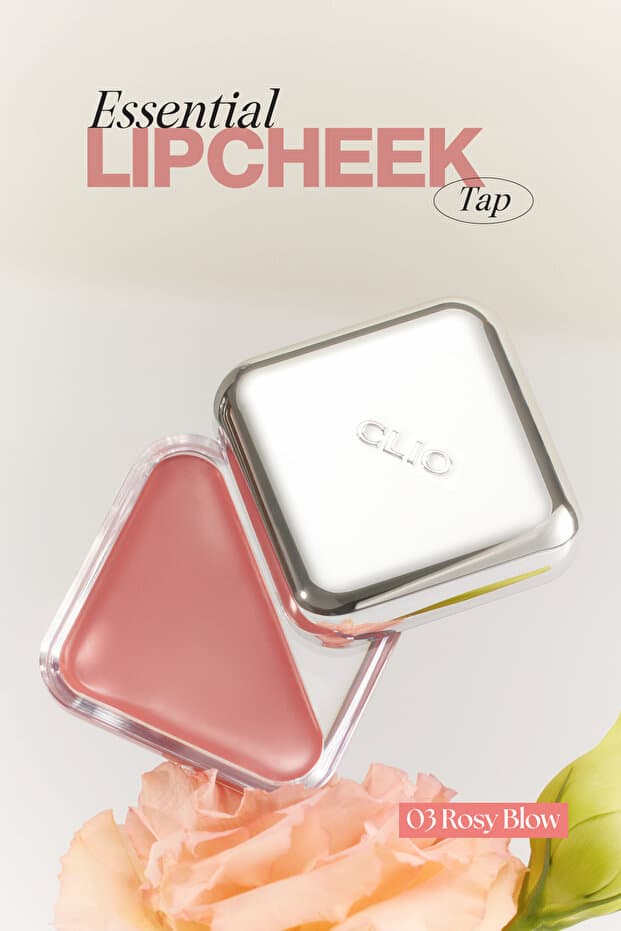 CLIO Dudak ve Yanak Renklendirici Parlak Balm Essential Lipcheek Tap (03 Rosy Blow)