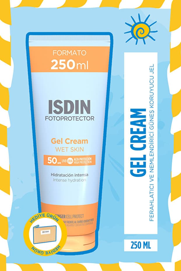 ISDIN Fotoprotector Gel Cream Spf50 250 ml Güneşten Koruyan Ferahlatıcı Vücut Jel Kremi