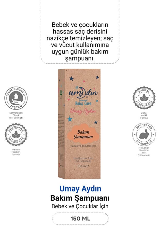 Naturaren Umay Aydın Yenidoğan Bebek Bakım Şampuanı 150 ML