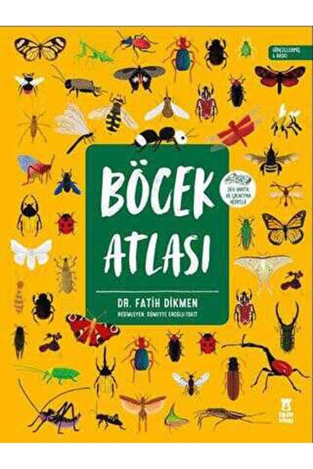 Taze Kitap Böcek Atlası (Ciltli) Harita ve Çıkartma Hediyeli - Fiyatı