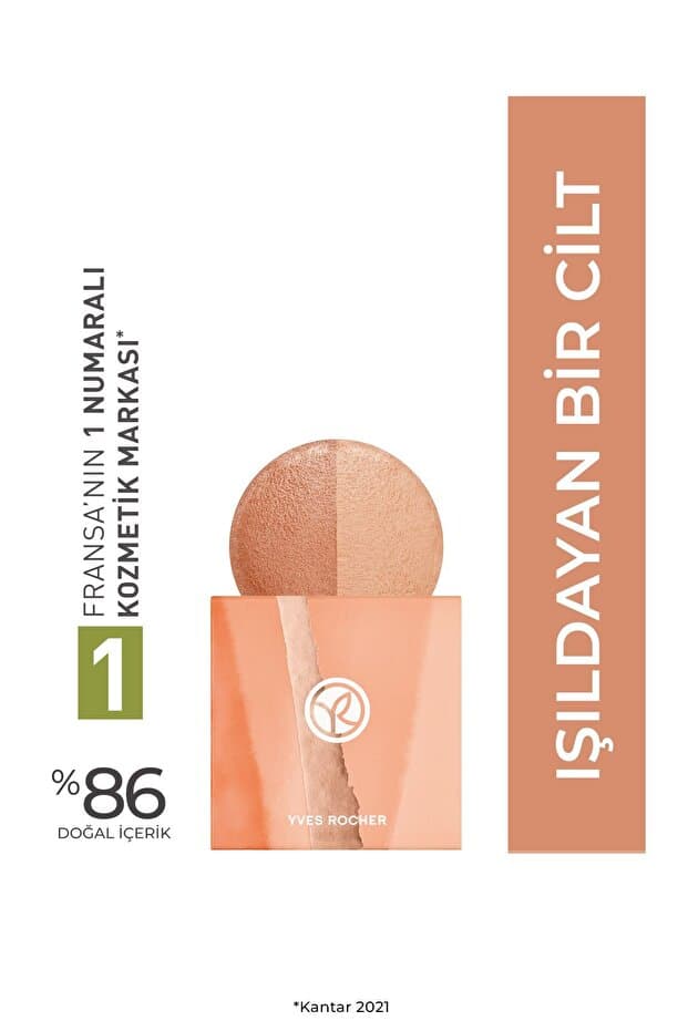 Yves Rocher Parlaklık Veren İkili Aydınlatıcı Pudra-Bronz-7165