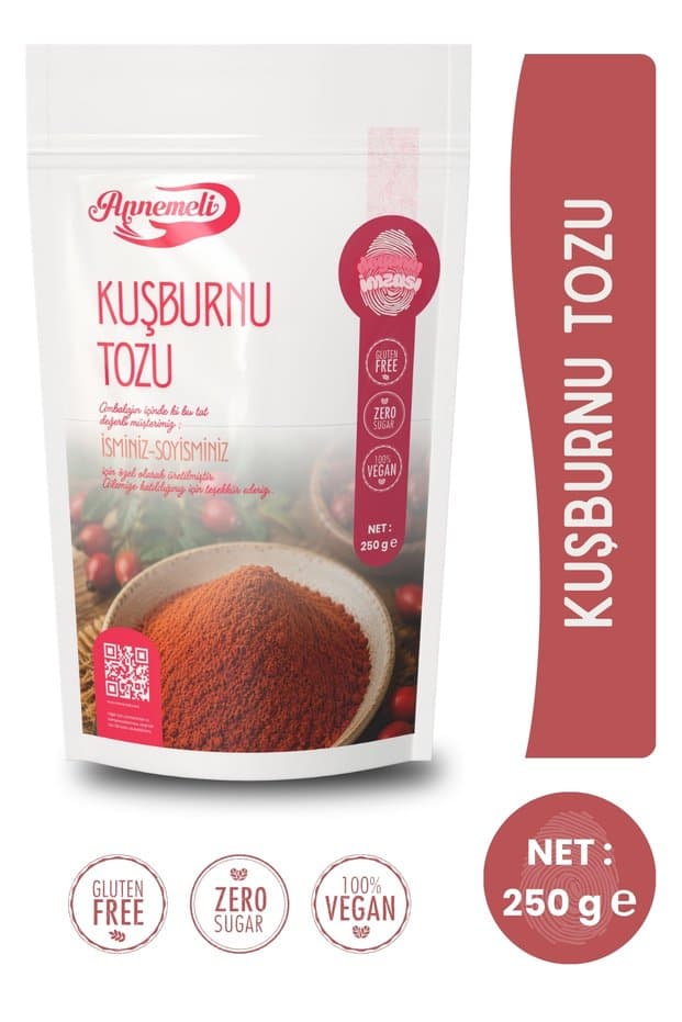 Annemeli 250 gr Kuşburnu Çekirdeği Tozu Yerli Doğal ( Kuşburnunun Tamamı Öğültülmüştür.) - Fiyatı