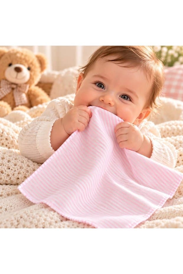 Sebi Bebe %100 Pamuk Müslin Ağız Mendili 7'li Bebek Ağız Mendili ve Ter Bezi - Fiyatı