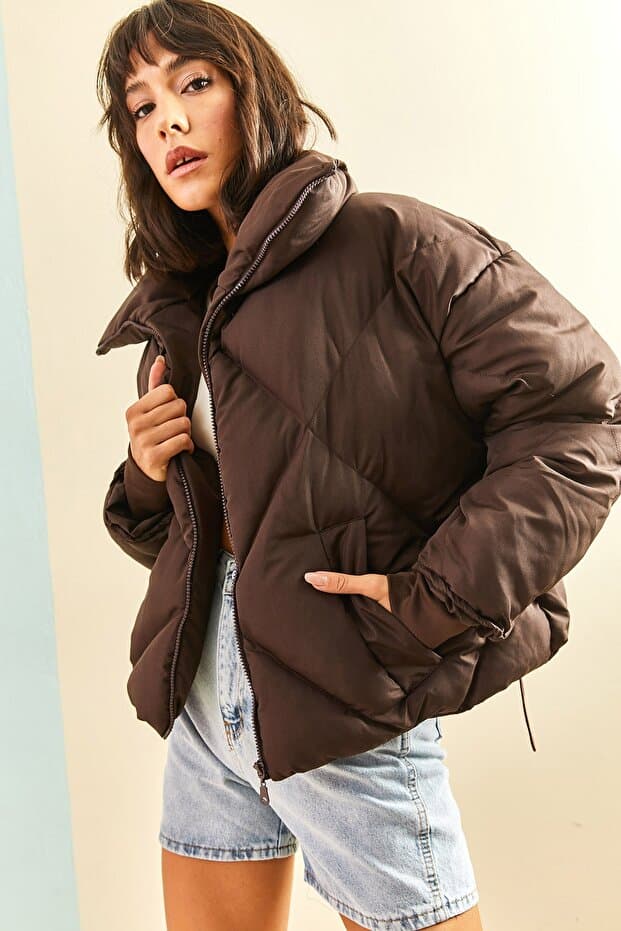 Bianco Lucci Kadın Oversize Şişme Mont 10191065