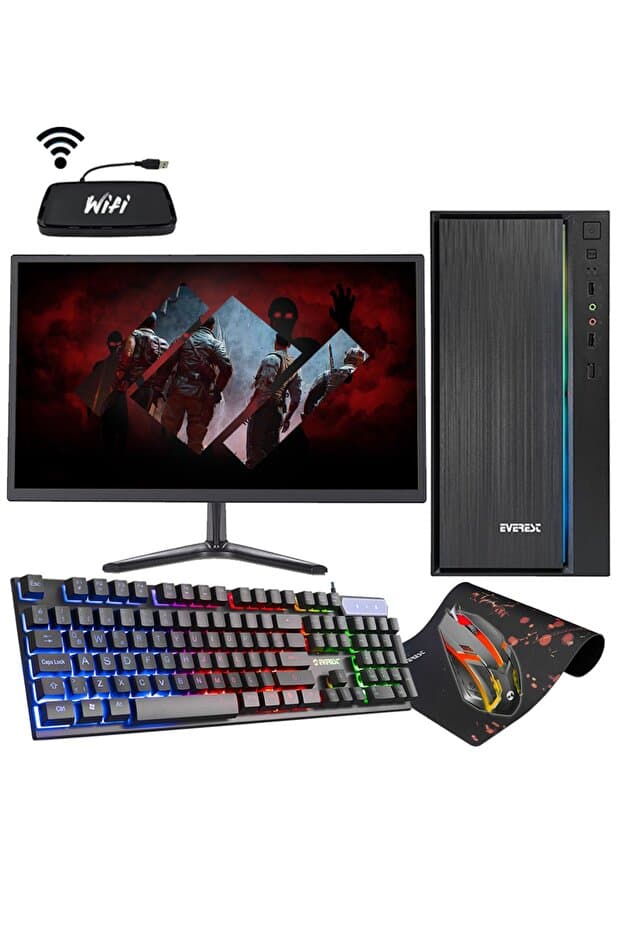 Zeiron Max30 Intel Core i5 3470 8GB RAM 256GB SSD 19" Monitörlü Hazır Sistem Masaüstü Ofis Bilgisayarı