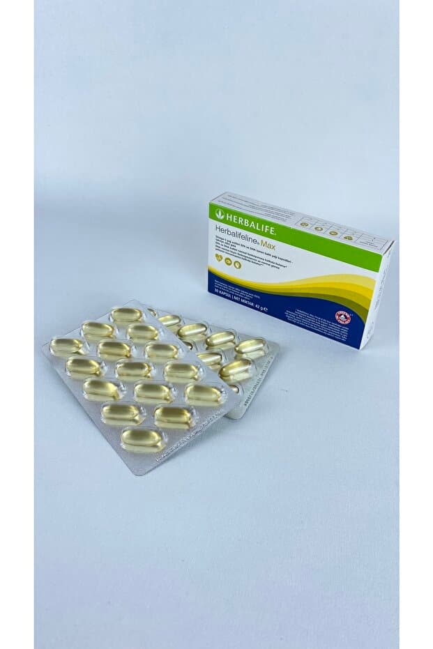 Herbalife Herbalifeline Max Omega 3 Balık Yağı Takviye edici gıda 30 Kapsül