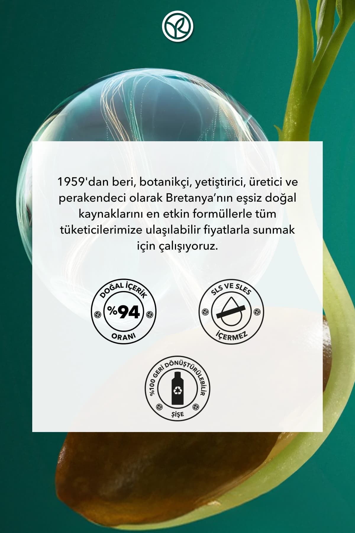 Yves Rocher Güçlendirici Prebiyotik Şampuan-Saç Dökülmesine Karşı/Anti-Chute-SLS,SLES içermez,Tuzsuz,Vegan-300ml - Fiyatı