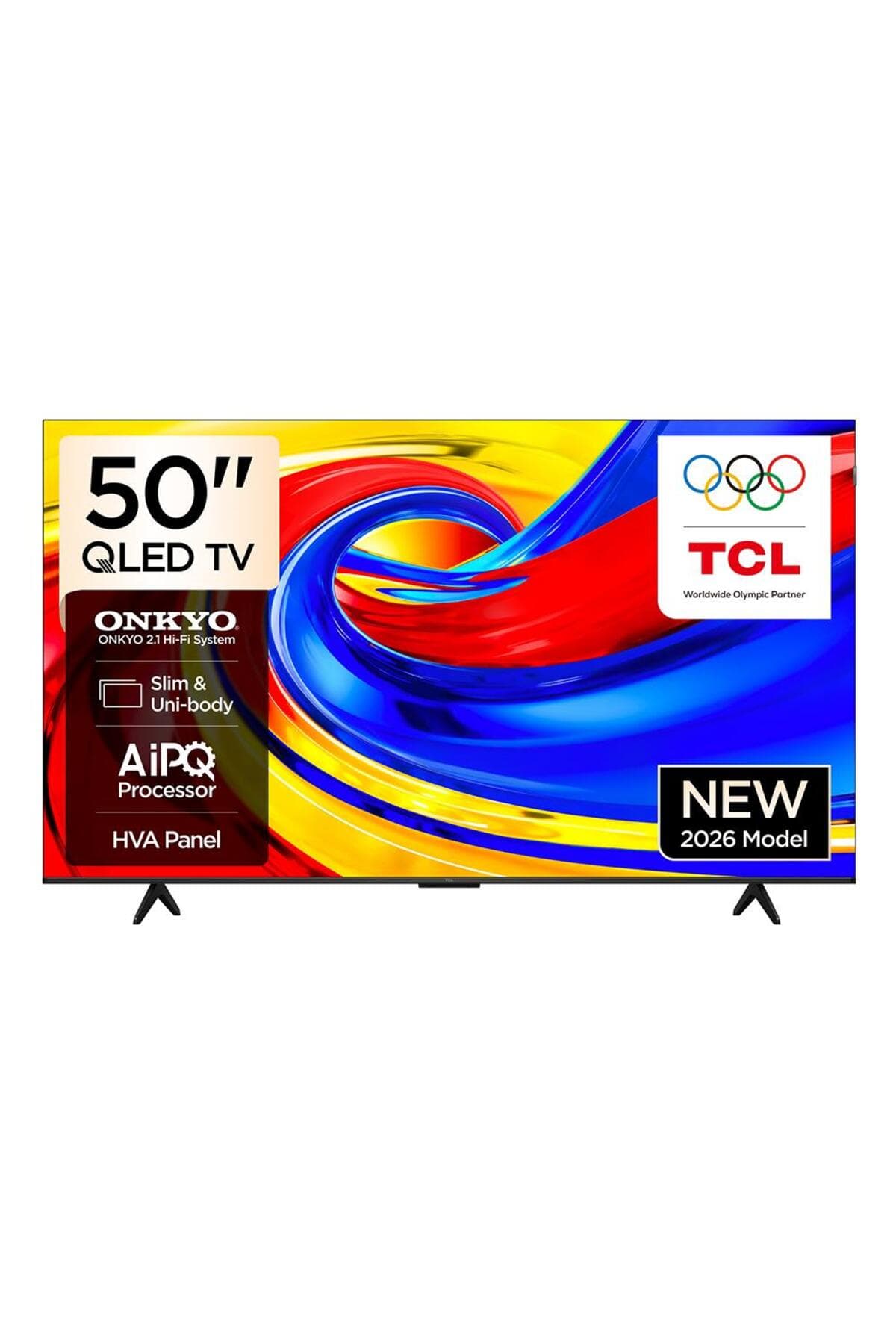 TCL 50P7LGTV 50inc 127 cm 4K UHD Google Smart QLED TV,Uydu Alıcılı