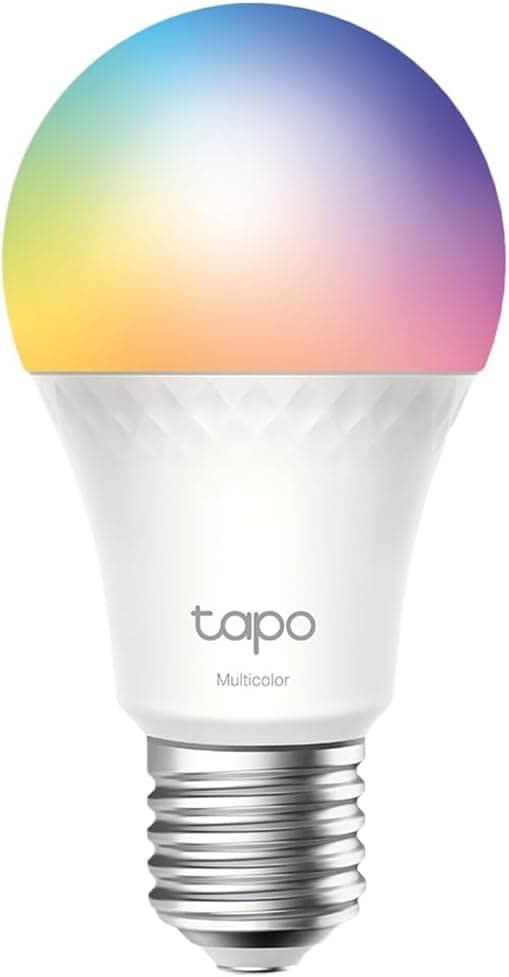 Tapo TP-Link L535E, Matter Wi-Fi LED Akıllı Ampul, Çok Renkli, E27,75W 806 Amazon Alexa ve Google Home ile Çalışır, Renk Değiştirilebilir, Hub Gerekmez