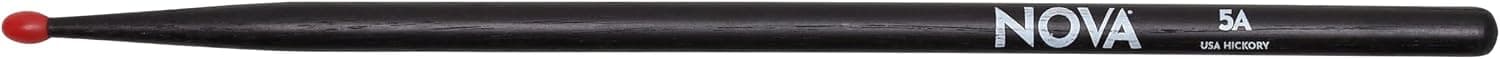 Vic firth Baget(Çift) Nova 5A Nylon Tıp Red Coloured, Black