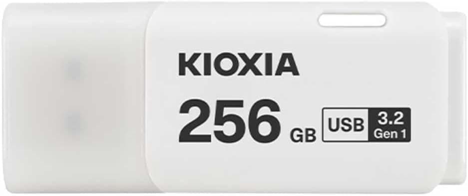 KIOXIA TransMemory U301 256GB USB Bellek – USB 3.2 Gen 1, Beyaz