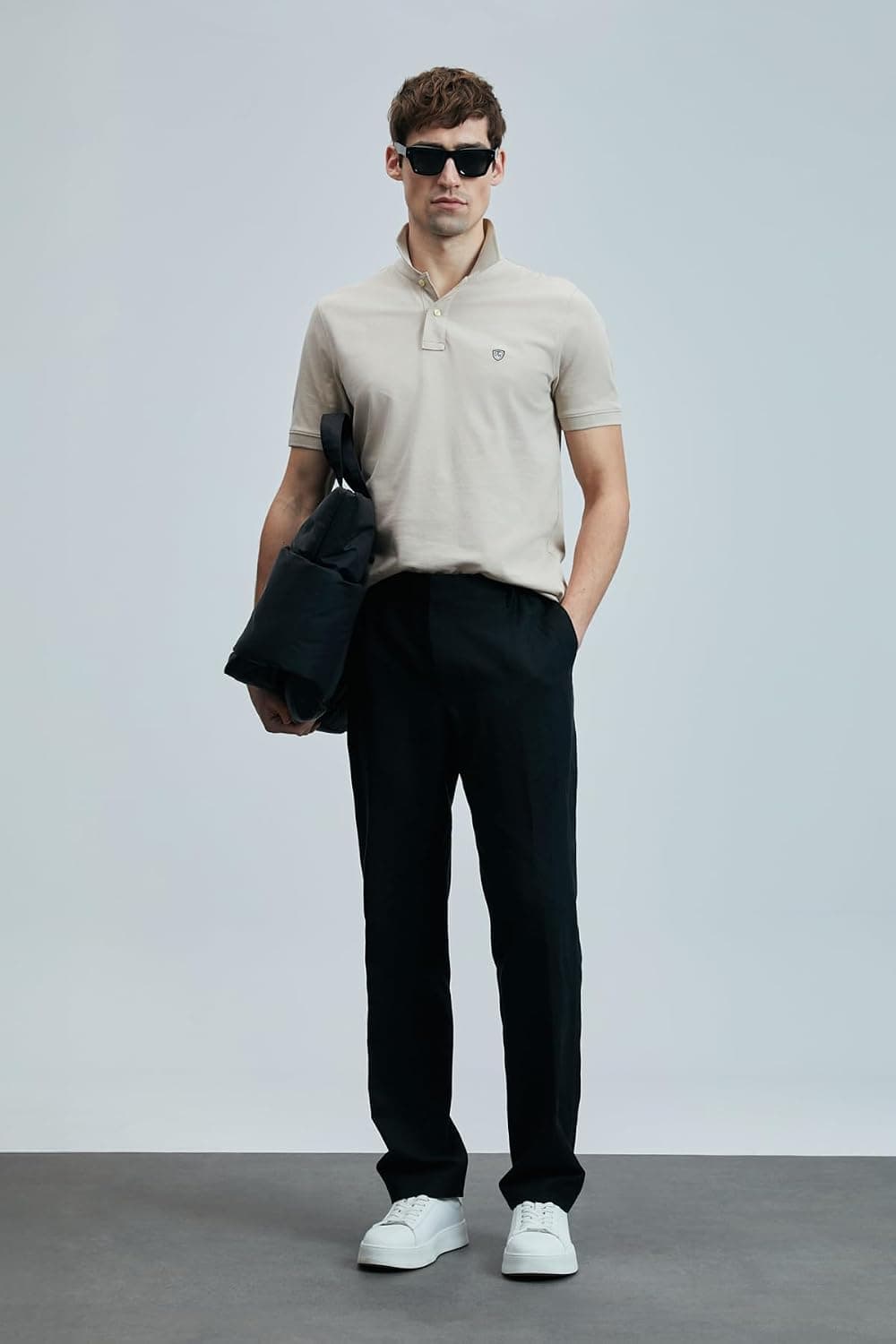 Lufian Laon% 100 Pamuk Comfort Fit Düğmeli Polo Yaka T Shirt Erkek POLO YAKA T SHİRT 111040206