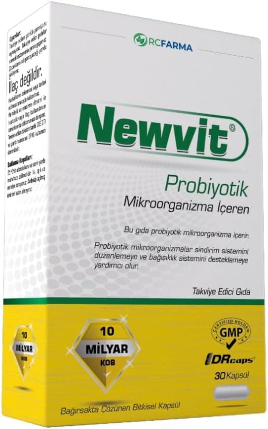 Rc Farma Newvit Probiyotik 30 Kapsül