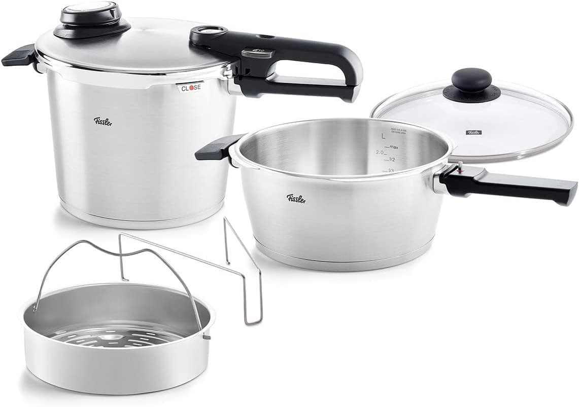 Fissler Vitavit Premium Mat 6+3,5 Litre Düdüklü Tencere Set
