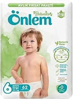 Önlem Botanika 6 Numara Extra Large Bebek Bezi Fırsat Paketi 62 Adet