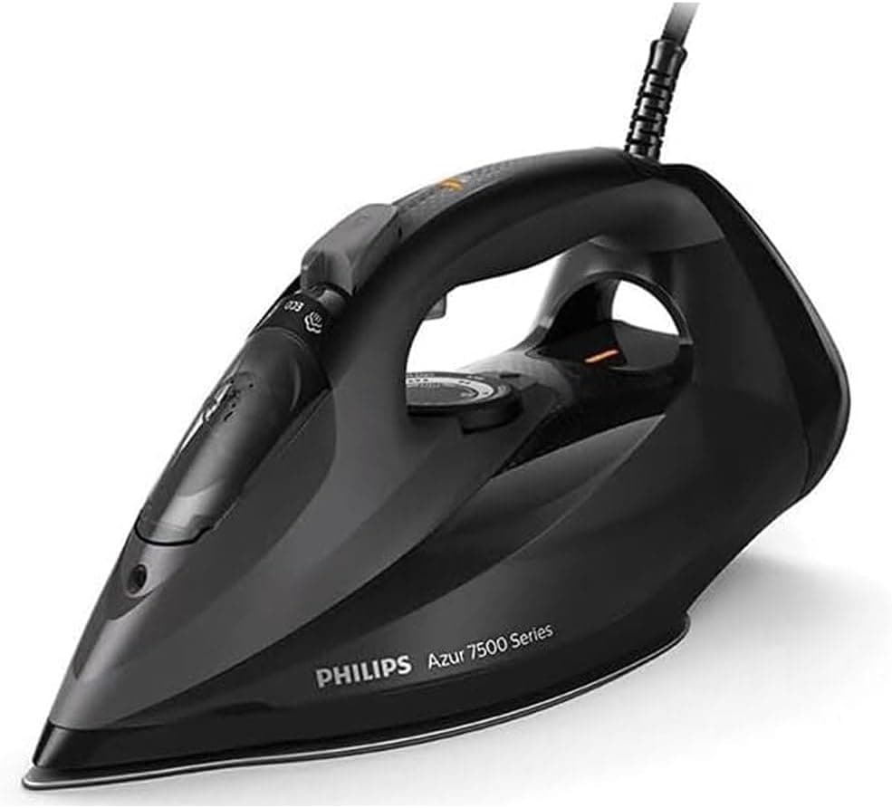 Philips 7500 Serisi Buharlı Ütü – 3200W Güç, 55 g/dk Sürekli Buhar, 260 g Güçlendirme, SteamGlide Elite Taban, Otomatik Kapanma, Damlama Önleyici Sistem, 300 ml Tank (DST7511/80)