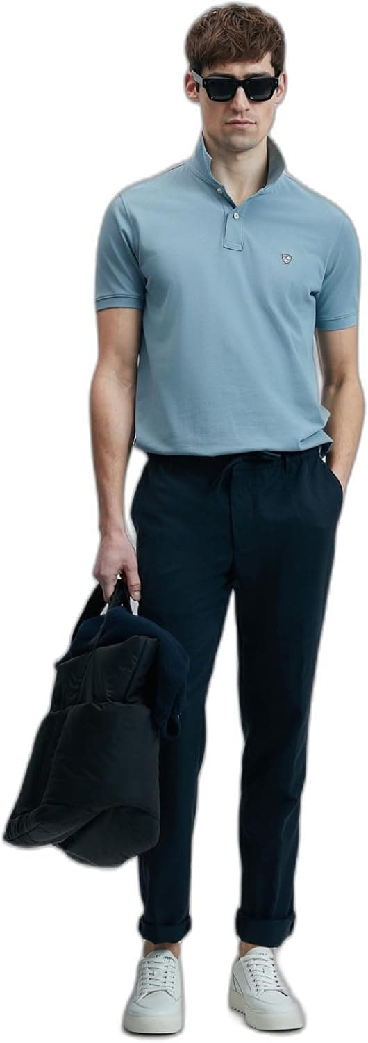 Lufian Laon% 100 Pamuk Comfort Fit Düğmeli Polo Yaka T Shirt Erkek POLO YAKA T SHİRT 111040206