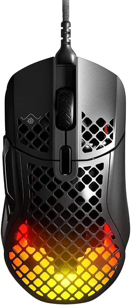 SteelSeries Aerox 5 Gaming Mouse 9 Programlanabilir Tuş IP54 PC/MAC – FPS, MOBA Battle Royale MMOs RPGs Siyah