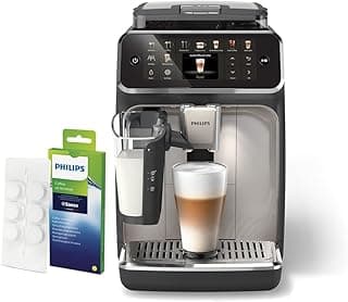 Philips 5500 Serisi LatteGo Tam Otomatik Espresso Makinesi (EP5547/90) ve Philips Espresso Makinesi Kahve Yağı Çözücü Tablet (CA6704/10)