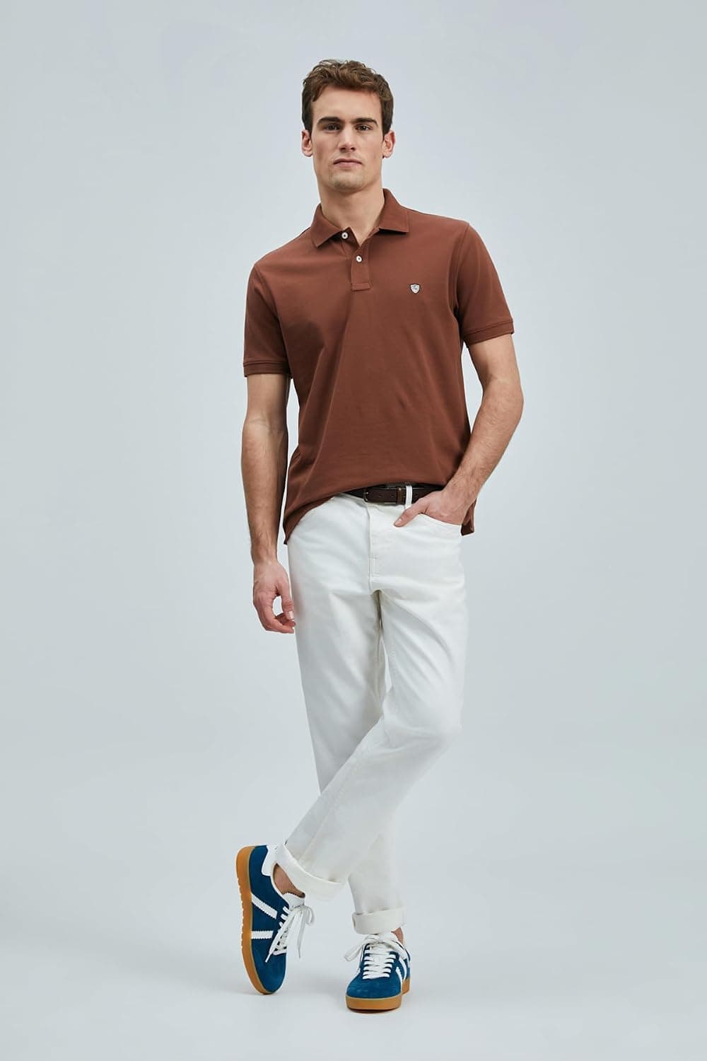 Lufian Laon% 100 Pamuk Comfort Fit Düğmeli Polo Yaka T Shirt Erkek POLO YAKA T SHİRT 111040206