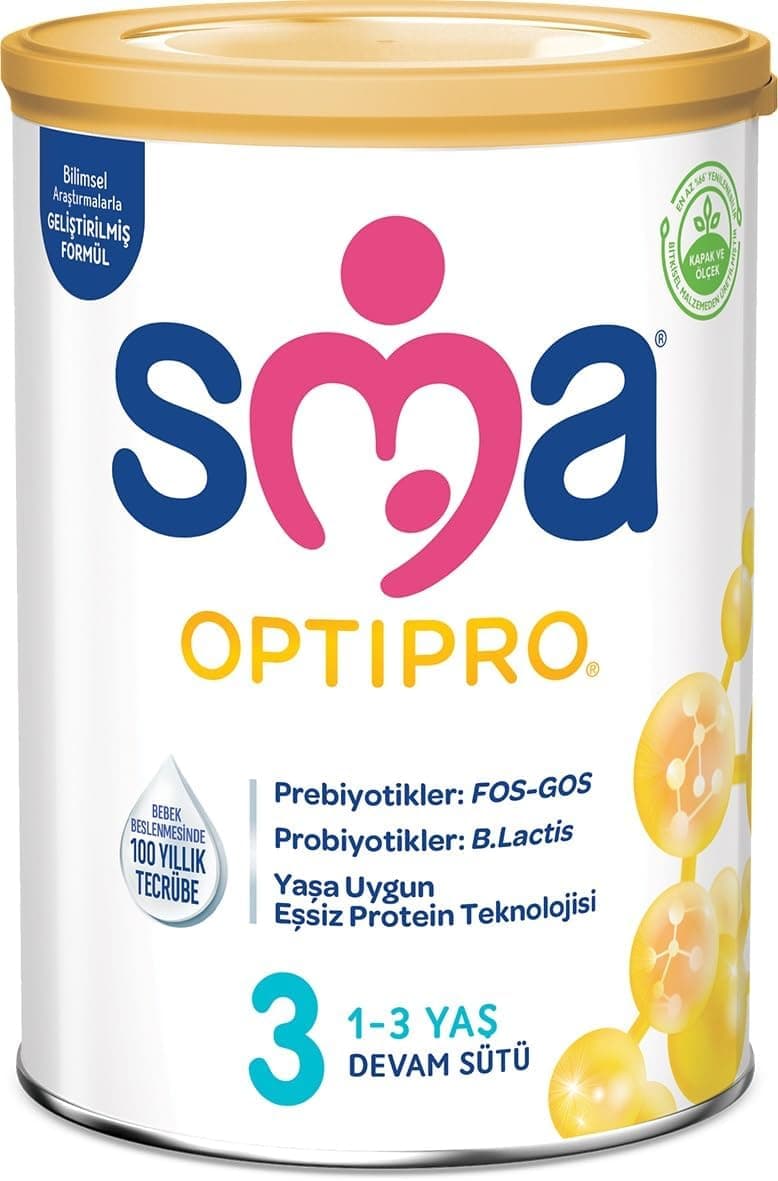 SMA Optipro 3 Devam Sütü (1-3 Yaş, 800 g)