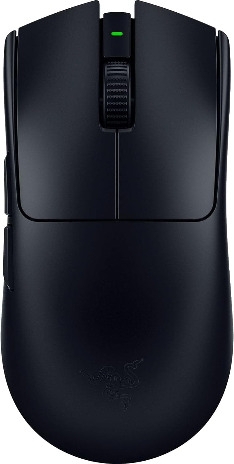Razer Viper V3 Pro - Ultralight Kablosuz Espor Oyun Mouse'u (8K Hz HyperPolling, 54g hafif tasarım, Focus Pro Sensör 35K DPI, HyperSpeed Kablosuz, 95 saat pil ömrü) Siyah